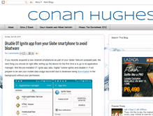 Tablet Screenshot of conanhughes.com